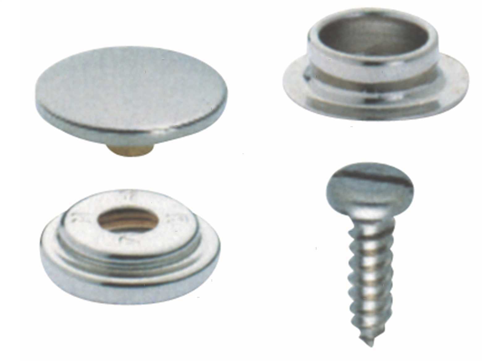 BetterJonny Kit 200 Bottoni A Pressione In Acciaio Inox 15mm Per Tela E Pelle – Con 3 Utensili Di Montaggio E Scatola - 3