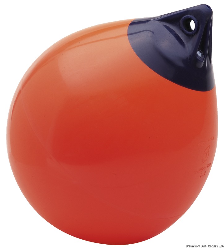 PARACHINISHOP Boa Gavitello Polyform A1 - Galleggiante Per Nautica, Diametro 29 Cm, Bianco E Blu