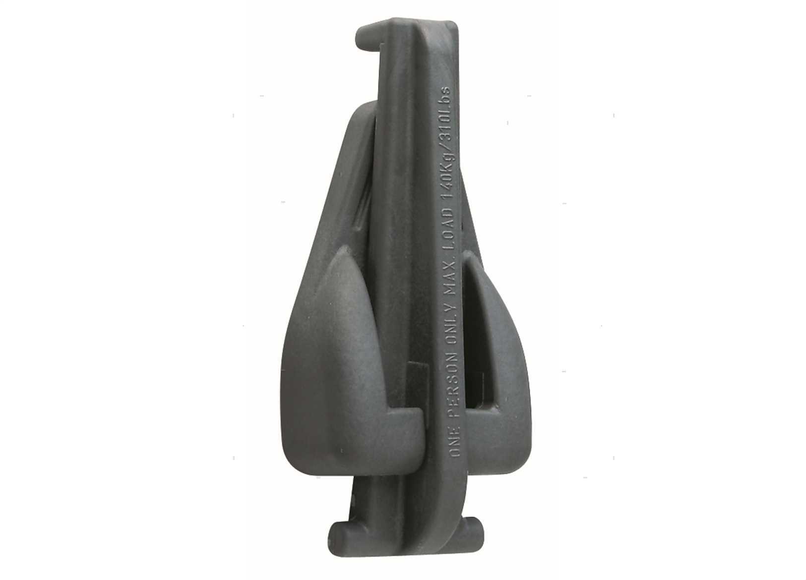 Gradino Pieghevole AB Tools Per Camper, Camion E Roulotte – 19x17 Cm – Struttura In Acciaio Zincato, Battistrada Antiscivolo