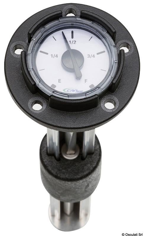 AUTO METER 1718 Indicatore Livello Carburante Old Tyme – Quadrante Nero – 2 1/16 Di Pollice – Elettrico