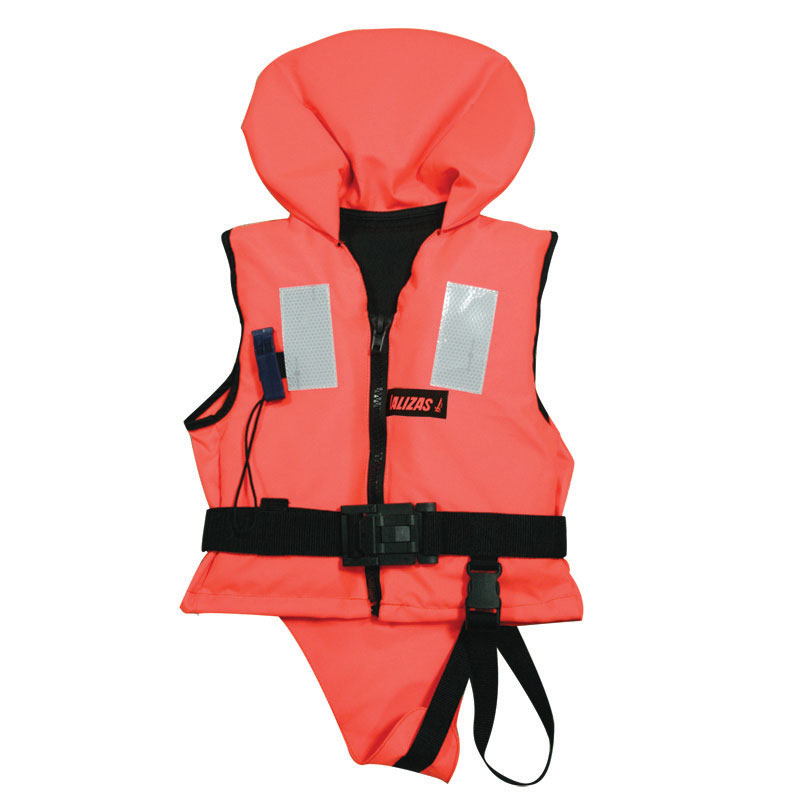Giubbotto Salvagente Lalizas 100N Per 90-120 Kg, Certificato ISO 12402-4, Con Cuscino Cervicale E Fascia Inguinale – Per Laghi E Fiumi