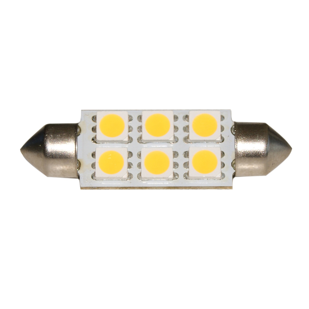Lampadina LED SOFOC-P13.5S 6-30V 6000K Bianco – 150 Lumen, Universale AC/DC, 2 Pezzi