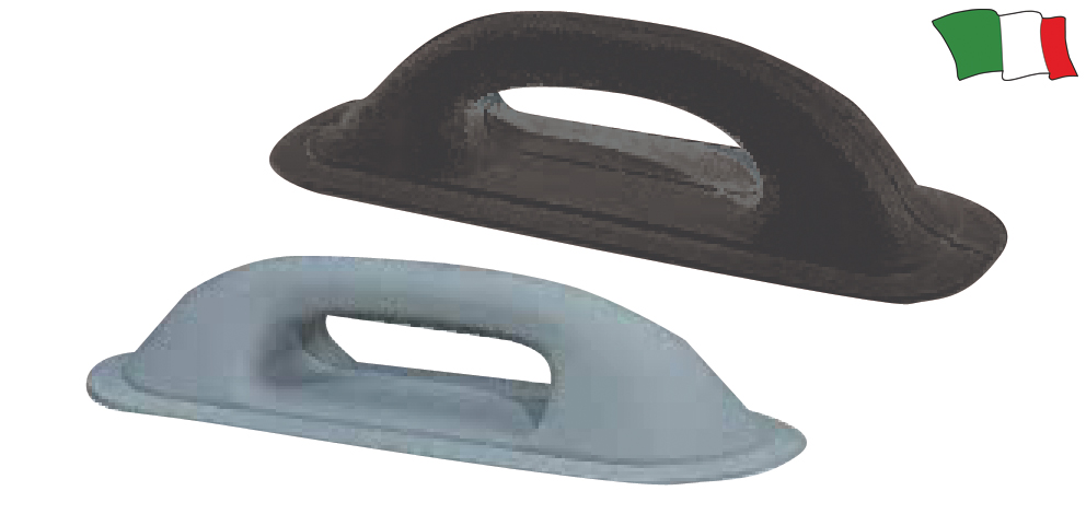 Maniglia Portatile In PVC Per Gommone, Barca O Kayak - Solida Impugnatura Nera, Dimensioni 24,6x9,1 Cm