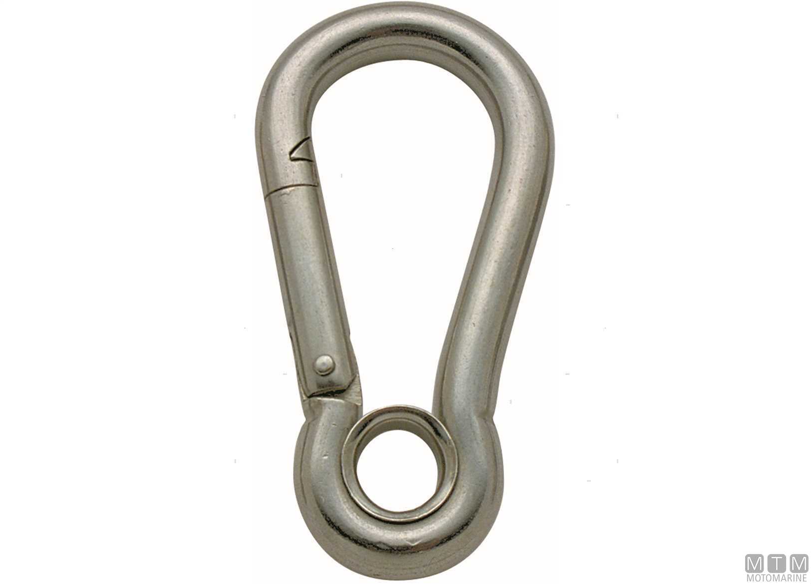 Moschettone In Acciaio Inox Demeras 12x70mm - Per Arrampicata E Outdoor