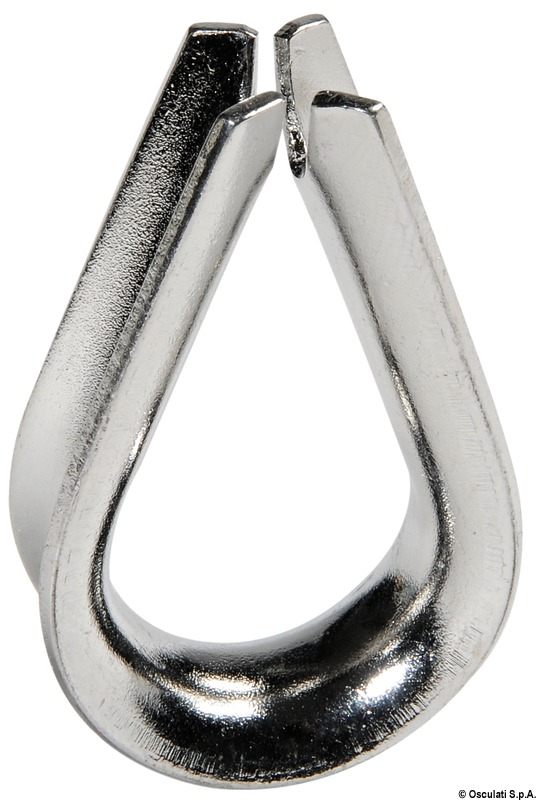 Orangemarine 45189 Redancia In Acciaio Inox Per Cavo 8 Mm - Unisex, Taglia Unica - Per Rinforzare Le Gasse E Proteggere Dall'Usura