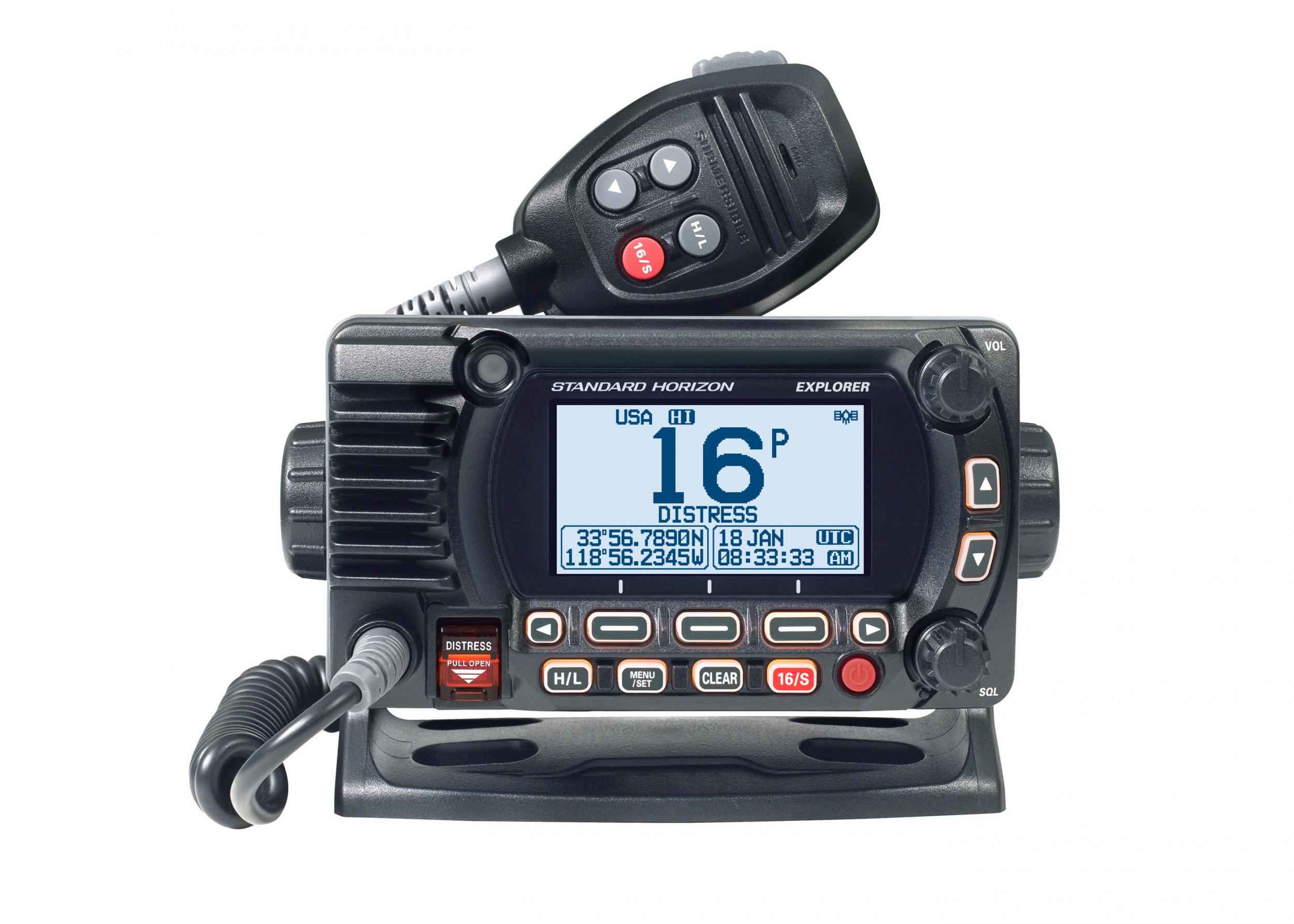 Ricetrasmettitore VHF Nautico ICOM IC-M330G Con GPS Integrato | Classe D DSC - IPX7 Nero - Foto 8