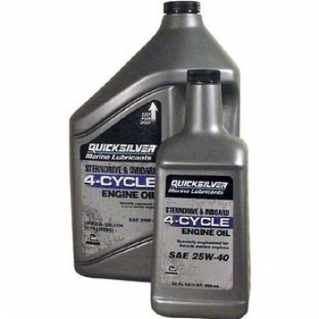 Olio Quicksilver 4 Tempi Cycle Marine Engine Sae 25W-40
