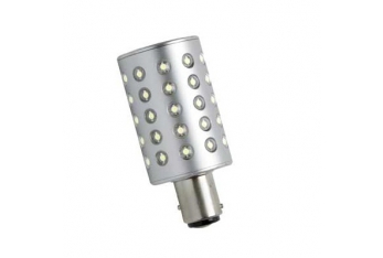 Lampadina Bipolare Stagna IP67 50 Led Ba 15D 12-24V