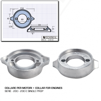 Collare per Motore Serie 280 290 Single Prop