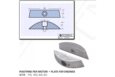 Piastrini per Motori Serie 110 120 S-B S-C