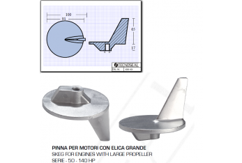 Pinna per Motori con Elica Grande Serie 50 140 HP