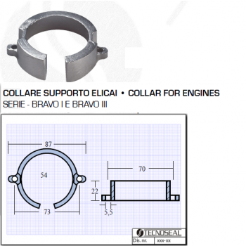 Collare Supporto Elica Serie Bravo I Bravo II