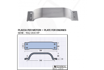 Placca per Motori 150 200 HP