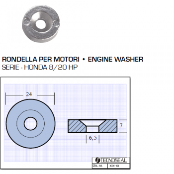 Rondella per Motori Honda 8 20 HP