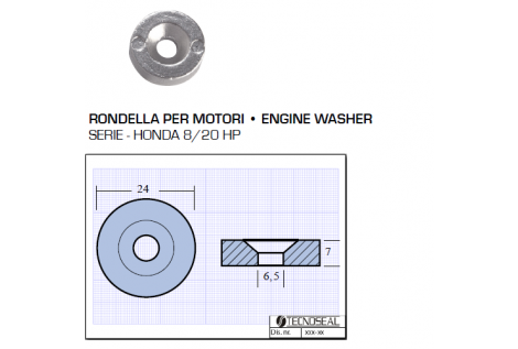 Rondella per Motori Honda 8 20 HP