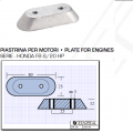 Piastrina per Motori Honda FB 8 20 HP