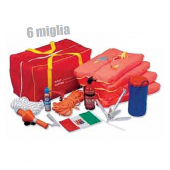 Kit Completo Nuove Dotazioni Sicurezza Obbligatorie 6 Miglia