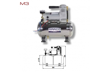 Elettro Compressore Marco M3 Compatto 8 Litri