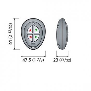 Radiocomandi Trasmettitori Tascabili Quick 869.8 MHZ