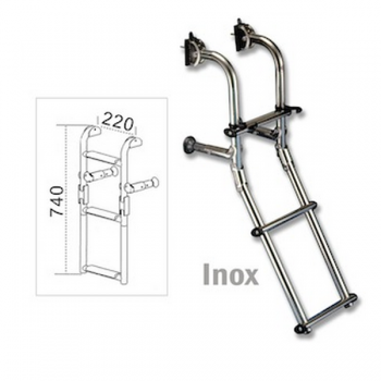 Scaletta a 3 Gradini mod. Cheta Pieghevole