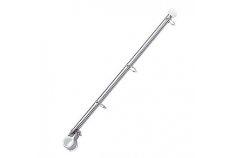 Asta Portabandiera Clamp in Acciaio Inox per Pulpito