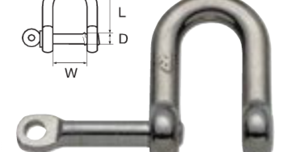 6 Grilli A D In Acciaio Inox 304 - M8, Per Catene, Cavi E Sartiame