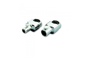 M METERXITY 4 Anelli Per Asta Bandiera Regolabili, Clip In Acciaio Inox, Per Diametri 0.2-0.5 Pollici, Per Giardino, Barca, Yacht