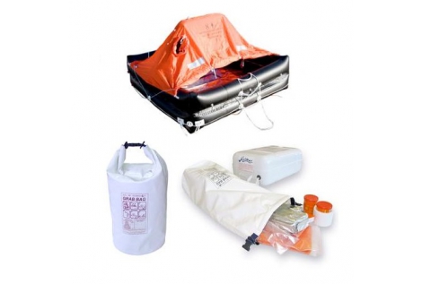 Zattera di Salvataggio Oceanic Arimar Oltre 12 Miglia ISO 9650 + GRAB BAG