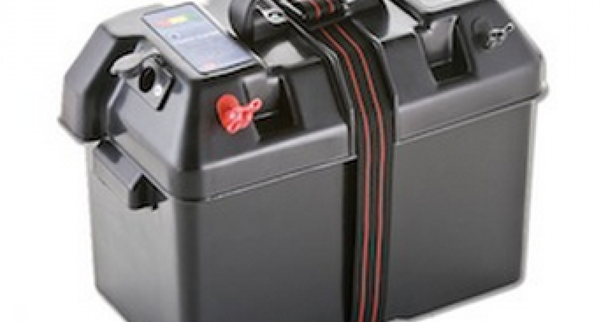 Cassetta Batteria Power Center Deluxe Con Doppia USB - Osculati, Con LED Di Carica