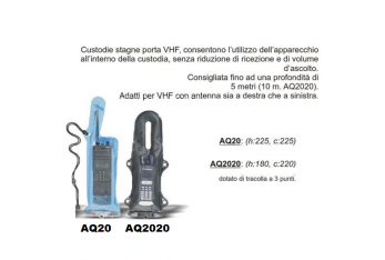 Custodia Stagna Originale AQUAPAC VHF con Tracolla