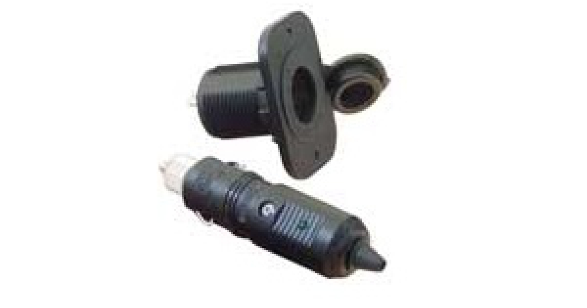 2 Pezzi Copri Spina Accendisigari Auto - Tappo Antipolvere Rosso E Nero In Alluminio Per Presa 12V - 3