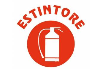 ADESIVO ESTINTORE MM. 100X80