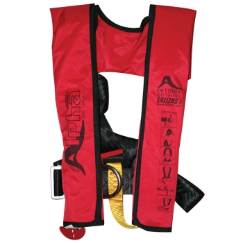 Alpha salvagente autogonfiabile, Autom., 120N, con imbrag., ISO, Bambino