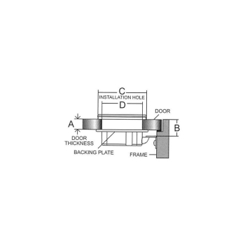 Alzapagliolo inox 316 c/chiave Ø 60