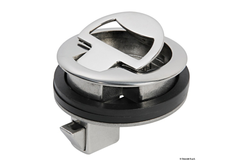 Alzapagliolo inox + serratura 