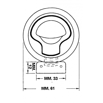 Alzapagliolo nylon bianco