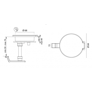 ALZAPAGLIOLO OTTONE CROMATO