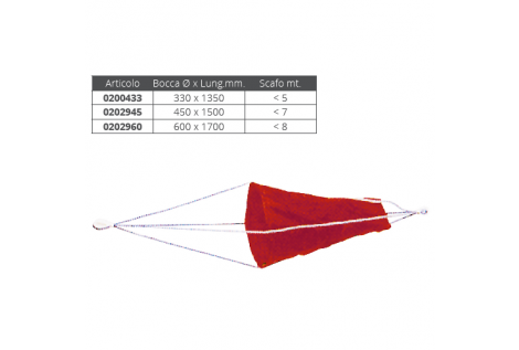 Ancora Galleggiante in Nylon Spalmato PVC