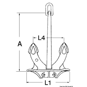 Ancora Hall originale 16 kg 