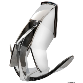 Ancora inox Trefoil 15 Kg con piastra 