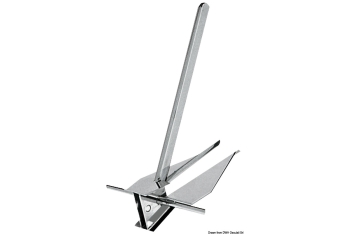 Ancora tipo Danforth inox 12 kg 