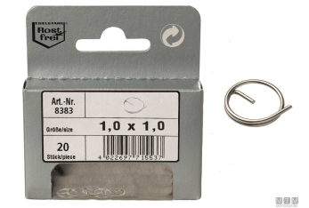 Anellini sicurezza 8383 a4 1.8x25 10pz 