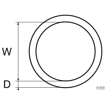 Anello d3x25mm inox< 