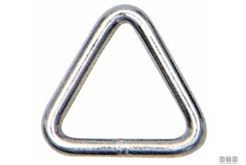 Anello triangolo d6x40mm inox< 