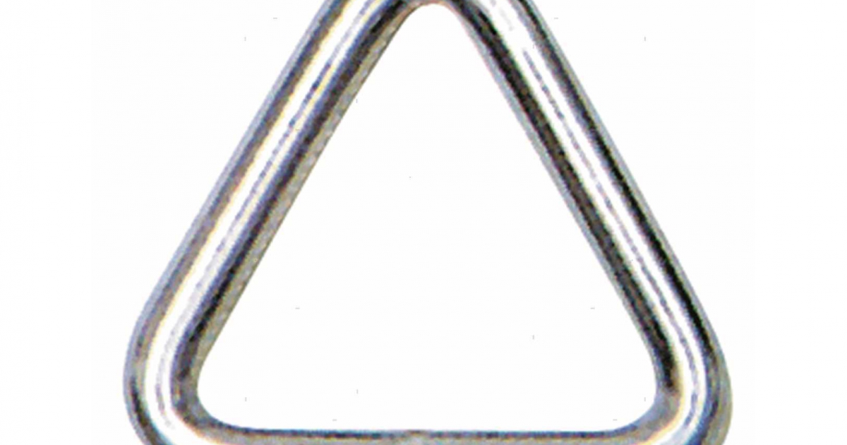Anelli A Triangolo In Acciaio Inox 304 – 6 Pezzi Da 40mm, Saldati E Resistenti Per Cinture, Collari E Progetti Fai-da-te