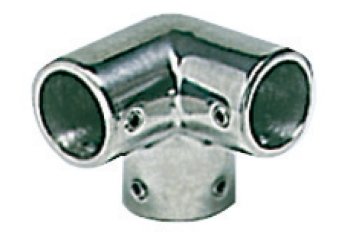 Angolare inox 3 vie 90° 22 mm 
