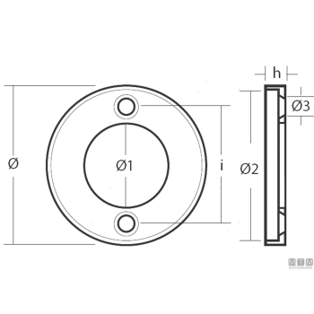 Anodo a collare per volvo 250/270 in zinco