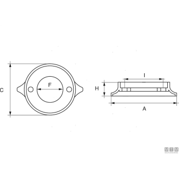 Anodo a collare per volvo 280/290 in zinco