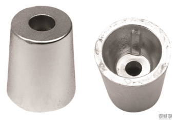 Anodo a ogiva d30mm in zinco