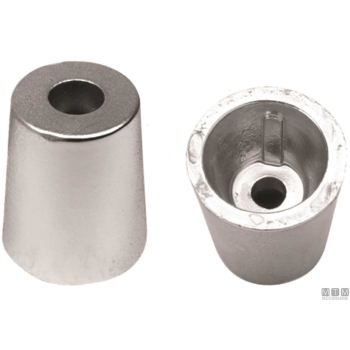 Anodo a ogiva d55mm in zinco